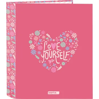 Set školních potřeb Kroužkový pořadač Safta Feeling Vícebarevná A4 (27 x 33 x 6 cm)