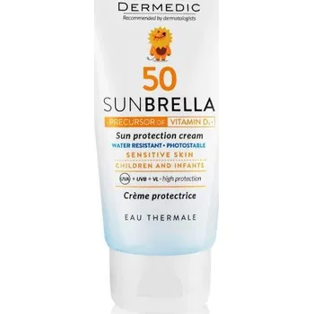 Přípravek na opalování Dermedic Sunbrella Baby Ochranný pleťový krém na opalování SPF 50, 50g