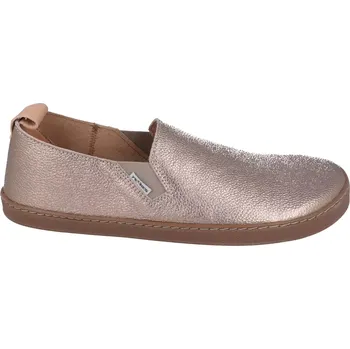 Dámské polobotky Barefoot kožené Slip on Pegres BF82 - měděné 38