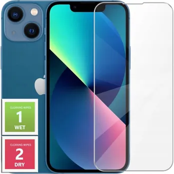 Tvrzené Sklo 9H pro Apple iPhone 13 Mini 5,4" + 2x čisticí hadříky