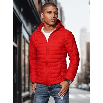 Pánská casual bunda Pánská bunda DSTREET ČERVENÁ M