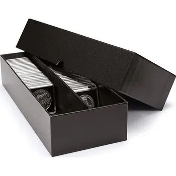 Obal pro sběratelský předmět Leuchtturm Box Logik na 80 kapslí QUADRUM/160 papírových rámečků