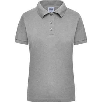 Dámské tričko Dámské pracovní piqué polo z těžké bavlny JN 803 grey heather XXL
