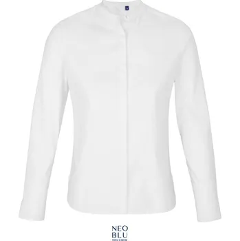 Dámská halenka Popelínová halenka s dlouhým rukávem Bart Women optic white XL