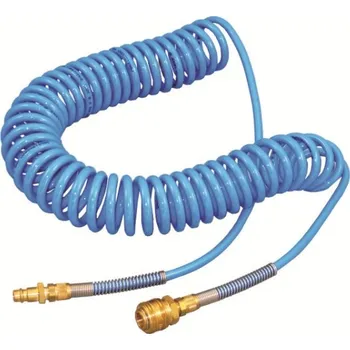 Příslušenství ke kompresoru Hadice PU KR10 na vzduch s rychlospojkami 6,5x10 mm, 7,5 m