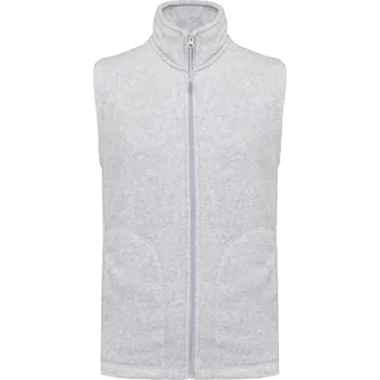 Pánská vesta Mikrofleecová vesta "Luca" K 913 ash heather 3XL