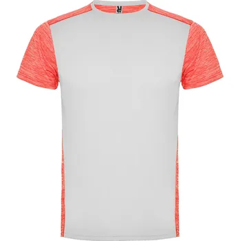 Dámské oblečení Pánské sportovní tričko Zolder bílá -koral melírová (01244) L