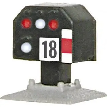 Modelová železnice Viessmann Modelltechnik 4418 N světelný signál nízký signál uzavřených závor hotový model DB