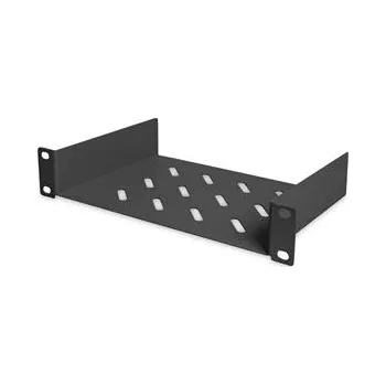 Rozvaděč Digitus 10" police 1U,černá, nosnost 25kg hl. 25,4 cm DN-10-TRAY-1-B