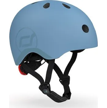 Cyklistická přilba Scoot&ride Helma S-M (51-55cm) ocelově modrá