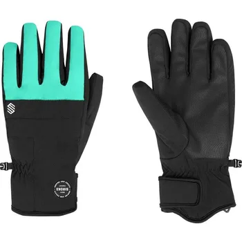 Rukavice SIROKO Zimní rukavice na snowboard a lyže VOSS Black XL-2XL MODRÁ|ČERNÁ