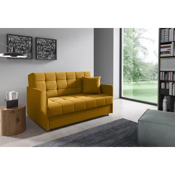 Pohovka Eka Pohovka AMERYKANKA 174, 140 cm Barva látky: KRONOS 01 (Žlutá)