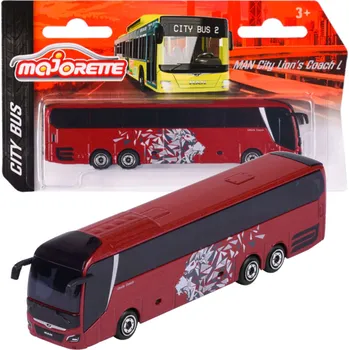 autíčko Majorette Městský autobus MAN Lion's City C Červený