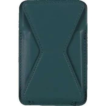 Magnetická kapsa na karty se stojánkem pro iPhone - petrolejová