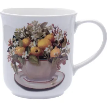 Český porcelán, a.s., Dubí Hrnek Golem, 1,5 l, citrony, Český porcelán