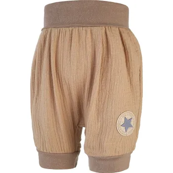 Chlapecké kraťasy Little Angel Šortky tenké harémky - písková Velikost: 92