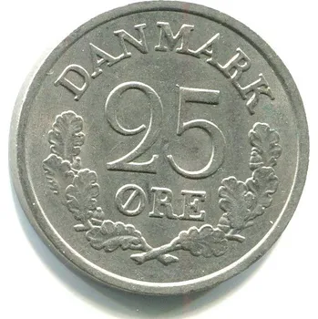 DÁNSKO. 25 öre 1961.