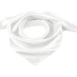 Saténový šátek jednobarevný 60x60 cm Varianta: 1 bílá, Balení: 1 ks