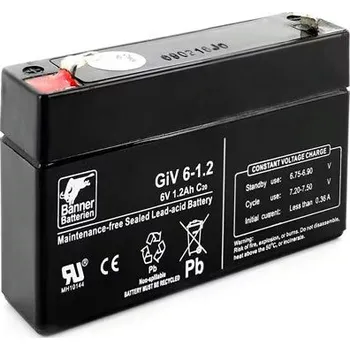 Trakční baterie Baterie Banner Stand by Bull Bloc GiV 06-1.2, 1.2Ah, 6V