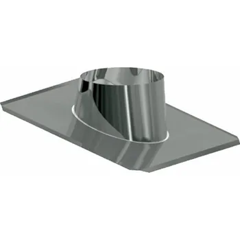 Komín Střešní průchodka 5-20° nerez okraj 250-30 mm