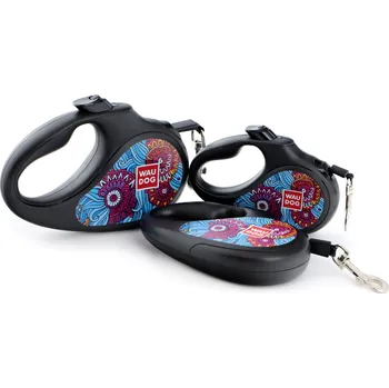 Vodítko pro psa COLLAR FLOWERS Flexi vodítko, Velikost: XS