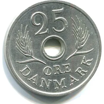 DÁNSKO. 25 öre 1972.