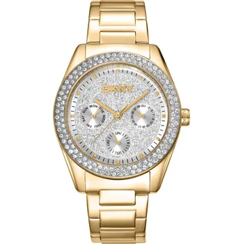 Hodinky DKNY DK1L078M0025 Chambers Multi Glitz Gold