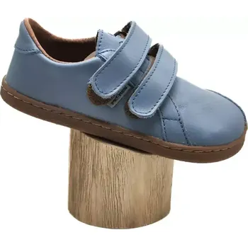 Dívčí tenisky Barefoot kožené boty Pegres BF54 0.1 modré 34