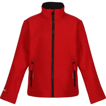 Chlapecká bunda Dětská dvouvrstvá softshellová bunda "Ablaze" classic red-black 11-12