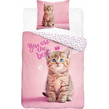 Povlečení Sada povlečení Detexpol 140 x 200 cm růžová