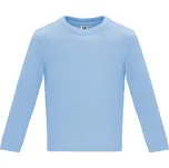 Dětské tričko s dlouhým rukávem Baby nebesky modrá (10) 24M