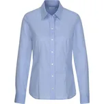 Popelínová halenka s dlouhým rukávem Blouse Regular LSL light blue 38
