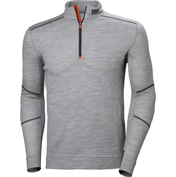 Funkční tričko 1/2 zip "LIFA Merino" Lifa 75107 grey melange XS