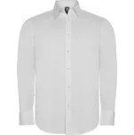 Pánská košile s dlouhým rukávem Moscu bílá (01) XXL