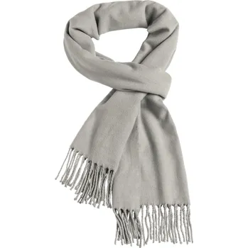 Šála Elegantní tkaná šála light grey onesize