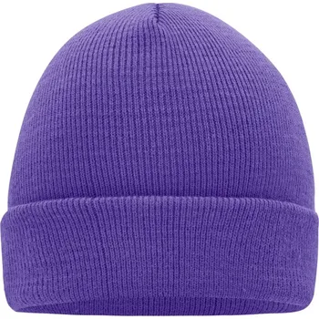Čepice Pletená čepice MB 7500 dark purple onesize
