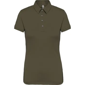 Dámská košile Dámské žerzejové polo K 263 light khaki S