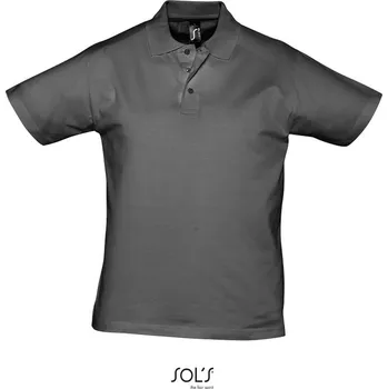 Pánská móda Pánské žerzejové polo Prescott Men dark grey XL