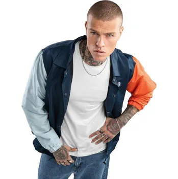 Pánská větrovka SIROKO Pánská bunda coach Cloud 9 Námořní Modř L MODRÁ|ORANŽOVÁ