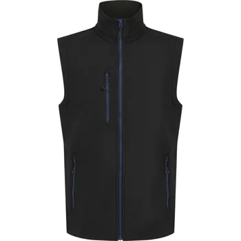 Dámská vesta 2-vrstvá softshellová vesta "Navigate" TRA 915 black-new royal XXL