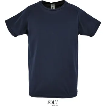 Dětské raglánové sportovní tričko Sporty Kids french navy 10 Y