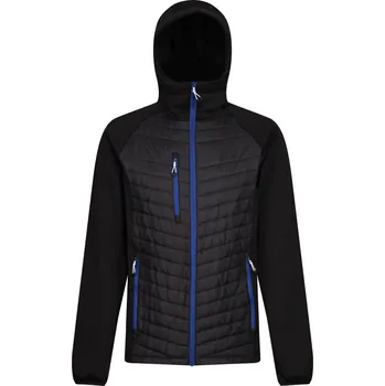 Hybridní bunda "Navigate" TRA 549 black-new royal XL