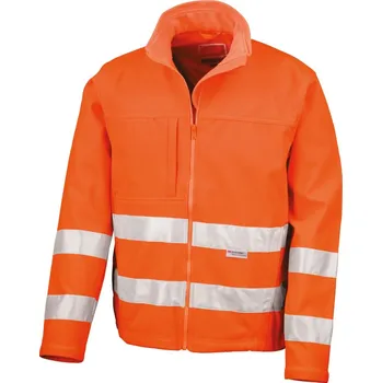 Bezpečnostní softshellová bunda R 117X fluorescent orange S