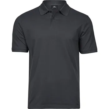 Piqué polo z těžké bavlny TJ 1400 dark grey 4XL