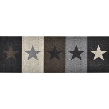 Koberec vidaXL Kuchyňský koberec omyvatelný 45 x 150 cm samet [136549] Barva: hvězdy