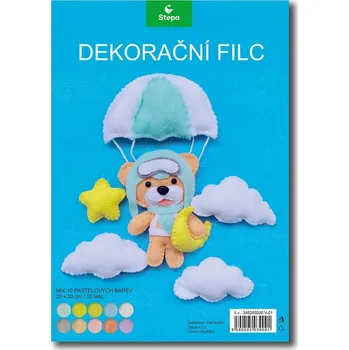 Barevný papír Barevné papíry A4 nelepicí 8 listů - pastelový mix