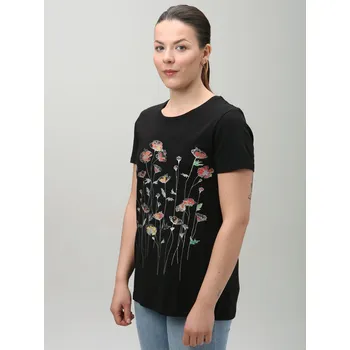 Dámské tričko Dámské tričko LOAP ABONIE ČERNÁ S