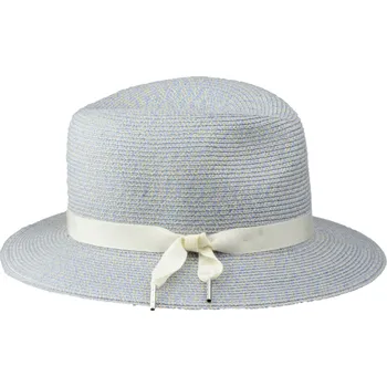 Klobouk Luxusní dámský nemačkavý světle modrý klobouk Fedora - Mayser Nane - UV faktor 80 Velikost: 59 cm (L)