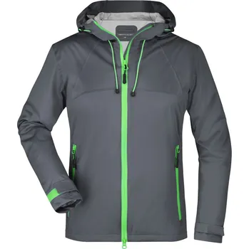 Dámská bunda Dámská 3-vrstvá softshellová bunda JN 1097 iron grey-green XXL