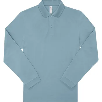 Piqué polo s dlouhým rukávem z těžké bavlny My Polo 210 LSL amalfi blue M
